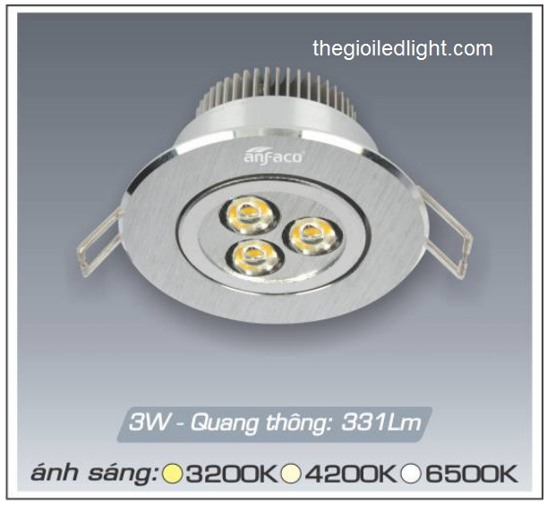 ĐÈN MẮT ẾCH LED CAO CẤP AFC 510 3W