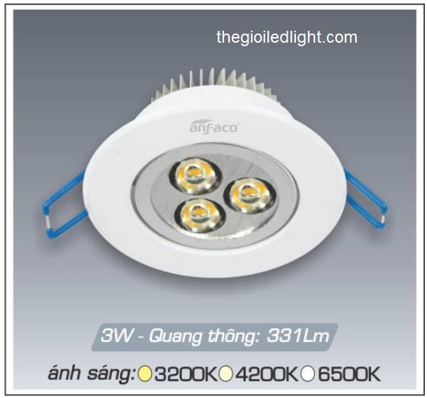 ĐÈN MẮT ẾCH LED CAO CẤP AFC 510B 3W