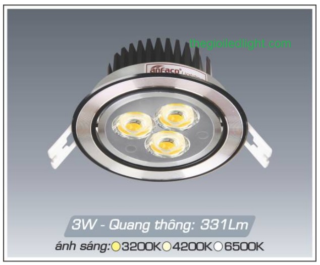 ĐÈN MẮT ẾCH LED CAO CẤP AFC 517 3W